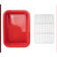 Plat de cuisson rouge 304-118763440