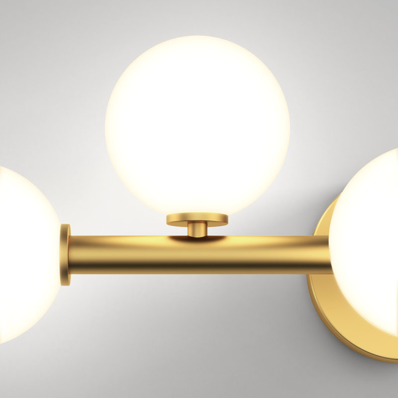 Luminaire de meuble-lavabo Tuskahoma, chrome, Or