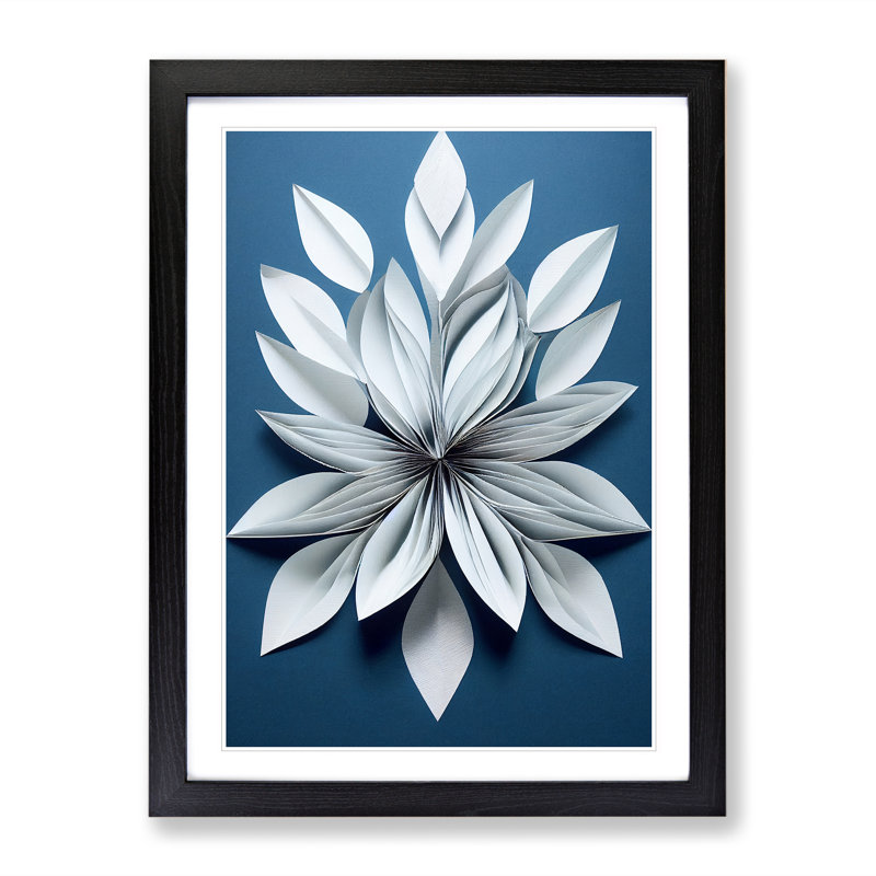 Luscious Flower - Framed Print, Black, 34cm H x 25cm W x 2cm D