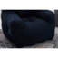 Fauteuil à billes bleu foncé de style moderne avec housse souple, pour un usage intérieur Tissu antidérapant ergonomique