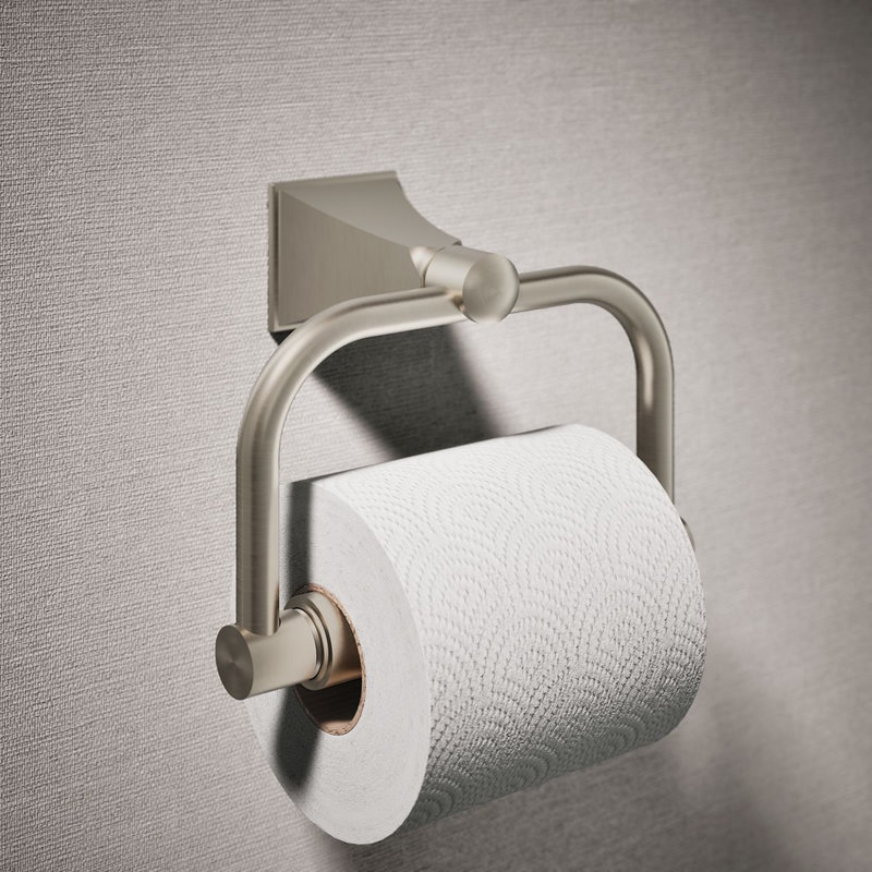Memoirs® Wall Mount  Toilet Paper Holder, Vibrant Brushed Nickel