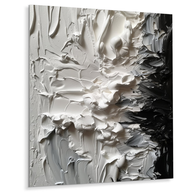 Modern Abstract Wall Decor on Metal, 20" H x 12" W x 1" D