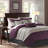 7 PC Pieced Comforter Set Purple