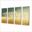 «Green Golden Wheat», ensemble d'art sur toile-1817358533