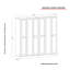 Braggs 4 Door Manufactured Wood Wardrobe