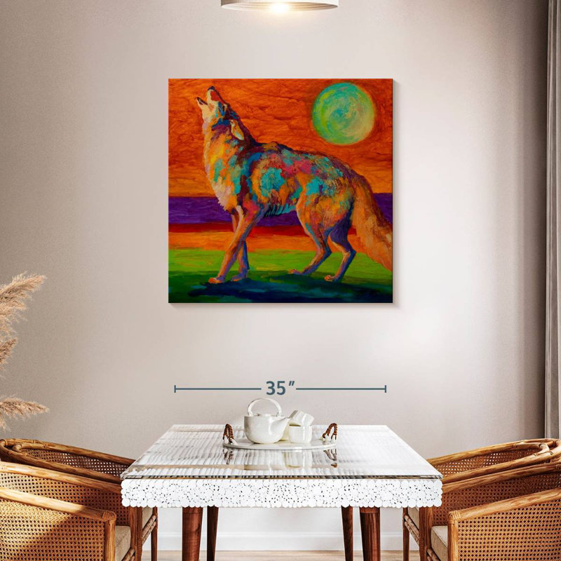 Brampt Howl, 36" H x 36" W