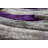 Thionville Shag Purple/Grey Shag Area Rug-1037222759
