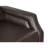 Iancarlo 1Pc Reclining Seat, Dark Brown, Solid Wood Construction, Metal Reinforced Brown Faux Leather Recliner, Wood, Foam Padding Seat And Back-121273843