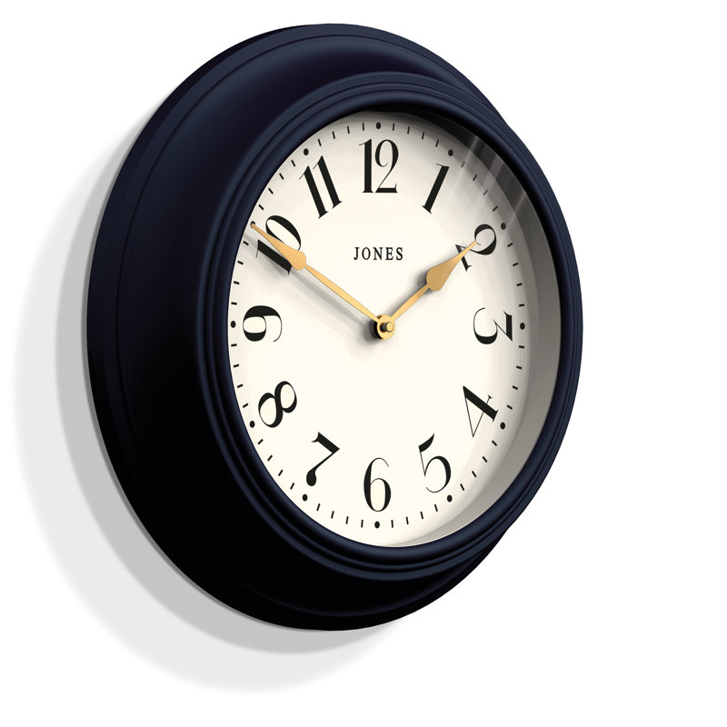 Acrylic Wall Clock, Petrol Blue