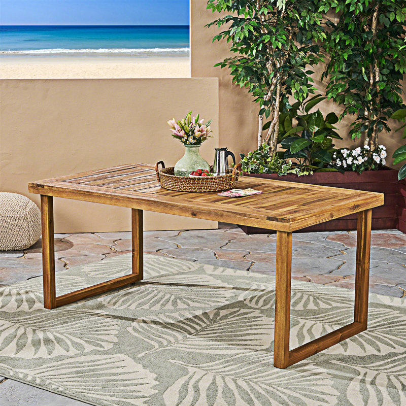 Outdoor Wood Dining Table