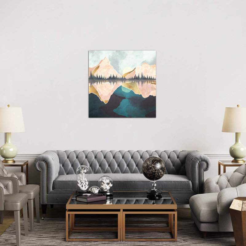 Summer Reflection by SpaceFrog Designs - No Frame Giclee Art Print on Canvas, 45.72 cm H x 45.72 cm W x 1.91 cm D