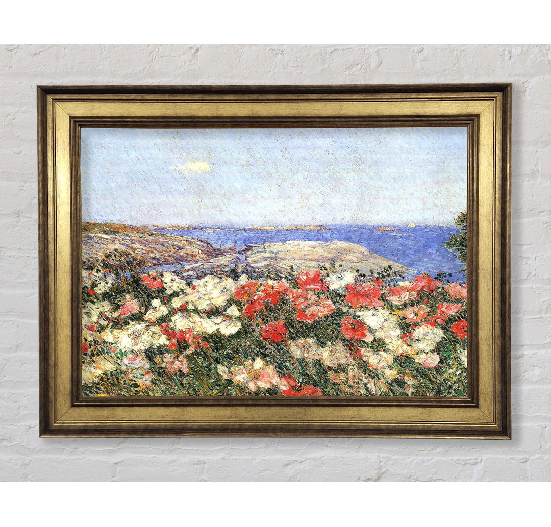 Hassam Poppies On The Isles Of Shoals - Einzelne Bilderrahmen Kunstdrucke