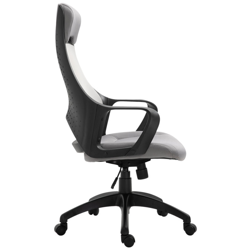 Fauteuil de direction en maille à haut dossier Brenford, Gris