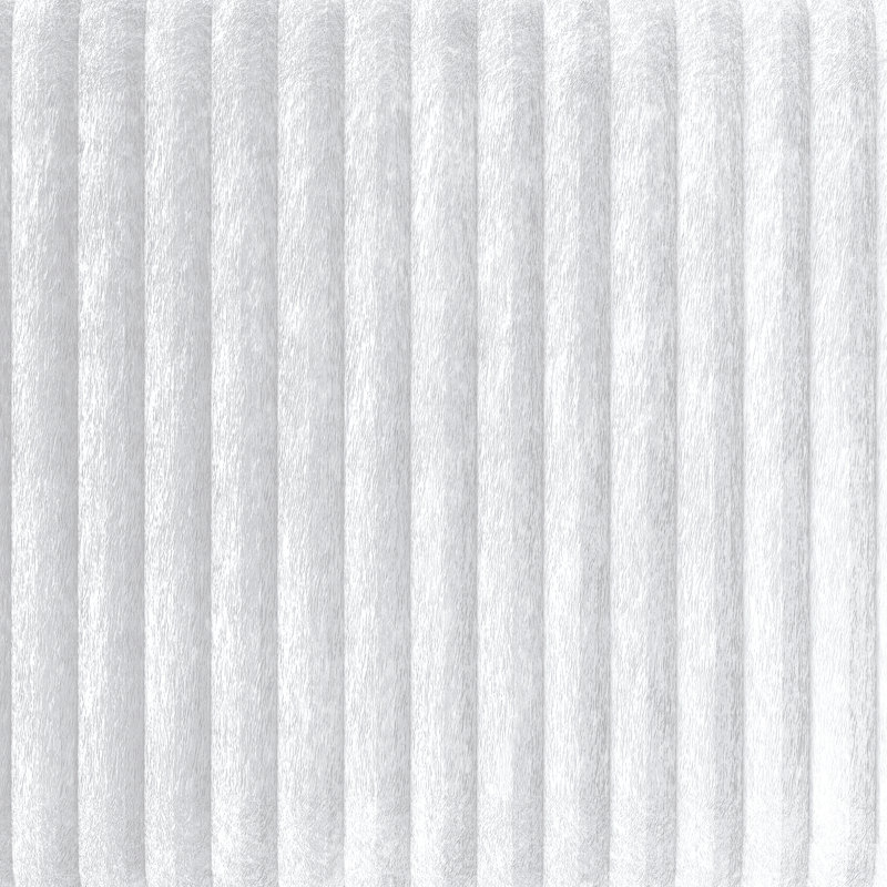 Tête de lit tapissier en velours Natusuko, Complet/Double, Blanc