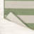 Cino Two-Tone Wide Stripe Green/Cream Indoor/Outdoor Rug-69806594