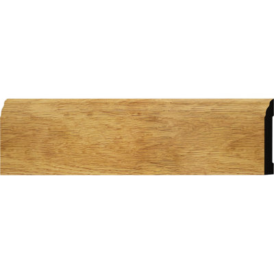 3 1/4 in. H x 7/16 in. P x 96 in. L, TrueCraft PVC Colonial Baseboard Moulding