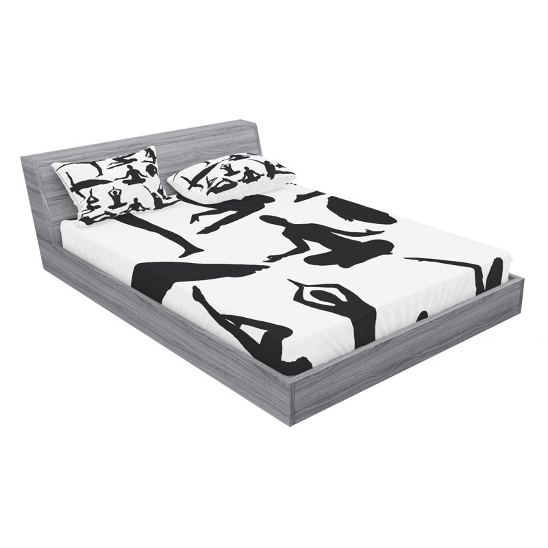 Microfiber Sheet Set, Full Sheet Set with Fitted Sheet