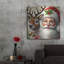 Art mural en métal The Santa Aisle® «Santa and Reindeer» par Rey Klimt-861439364