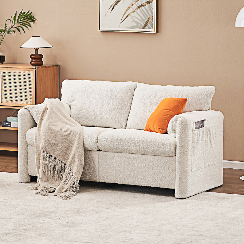 Fabric Loveseat Sofa