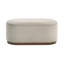 Banc avec rangement relevable Sio, tissu velours côtelé taupe, brun 43 po