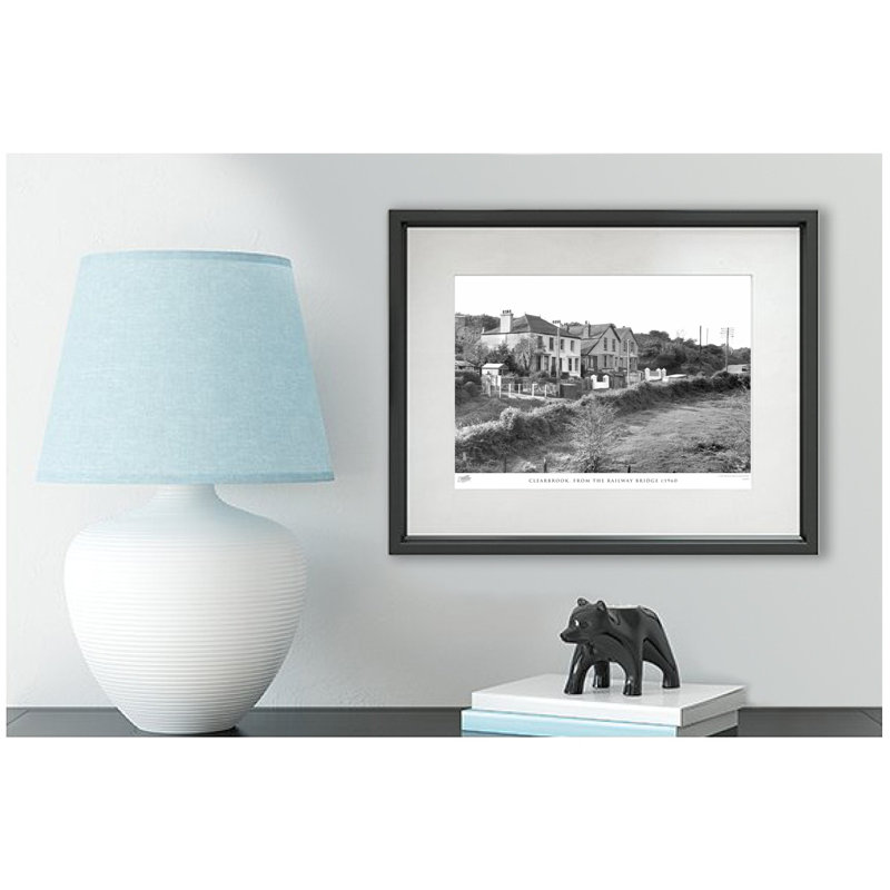 Clearbrook, From The Railway Bridge C1960 - Single Picture Frame Print, 40cm H x 50cm W x 2.3cm D
