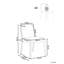 44cm H Polyester Upholstered Side Chair in Brown