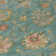 Machine Washable Indoor/Outdoor Xhevrie Teal Rug
