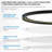 12 Inch Round Black Ceiling Light, 25W 120V 5CCT Dimmable Slim LED Ceiling Light, Close to Ceiling Light Fixtures for Bedroom, Kitchen, Hallway, Laundry