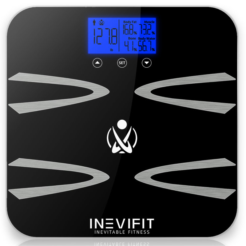 INEVIFIT Digital Body Analysis Scale, Black