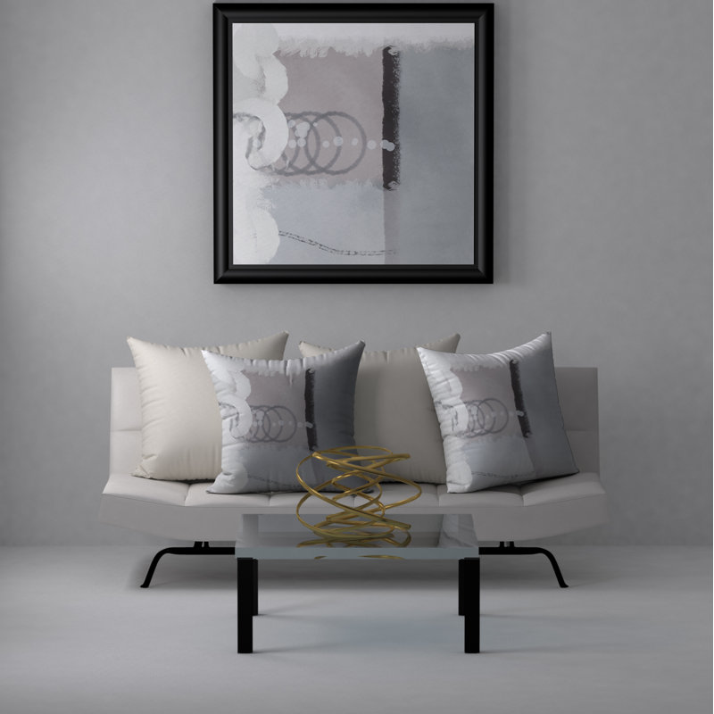  Housse et insert de coussin décoratif carré Plump Enticing, 20 po X 20 po