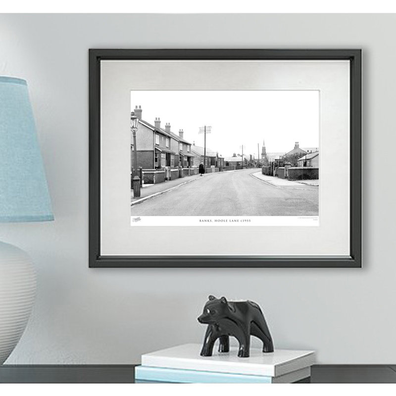 Banks, Hoole Lane C1955 by Francis Frith - Single Picture Frame Print, 45cm H x 60cm W x 2.3cm D