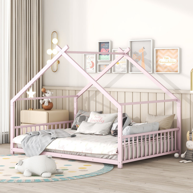 Alifonso Metal Daybed, Full, Pink