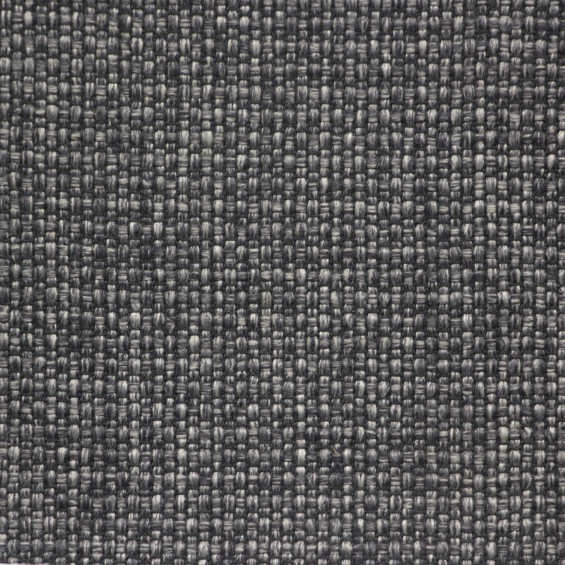Marshall Scooped Seat Ottoman In Grey Fabric