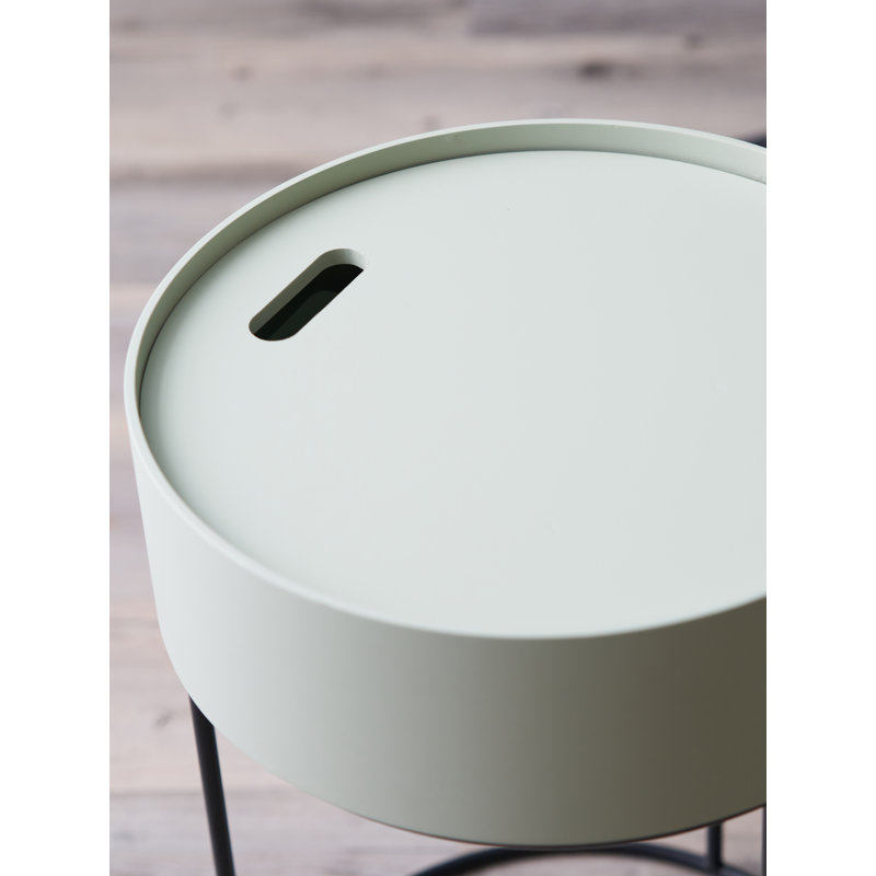 Hugo Frame End Table, Sage Green