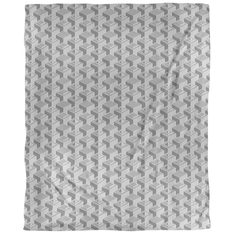 Tissu skyscrapers, Gris, L 58 po x l 36 po, Faux lin