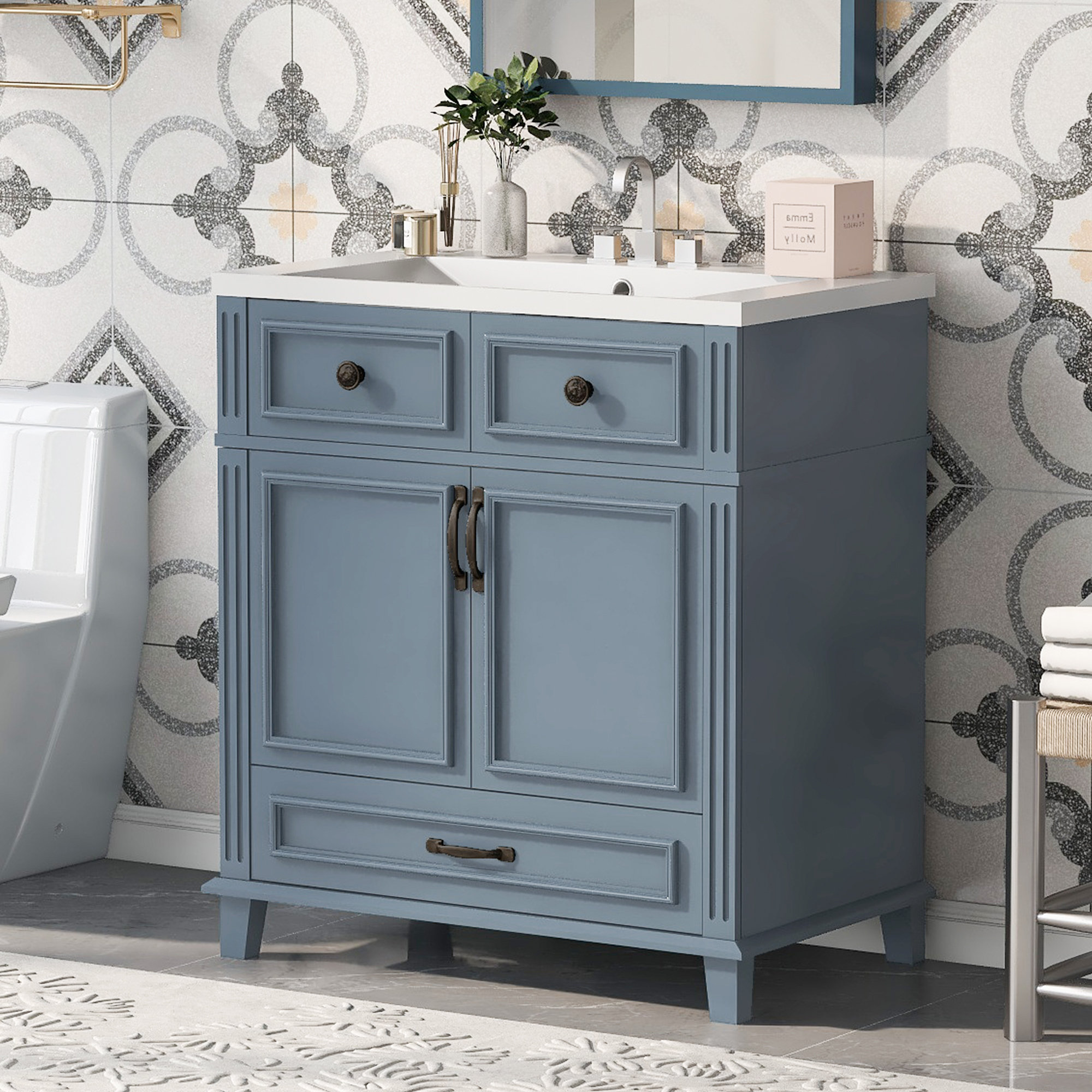 Himimi 29.37'' Single Bathroom Vanity Base Only | Wayfair