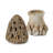 Stone Mushroom Candle Holder 10"H