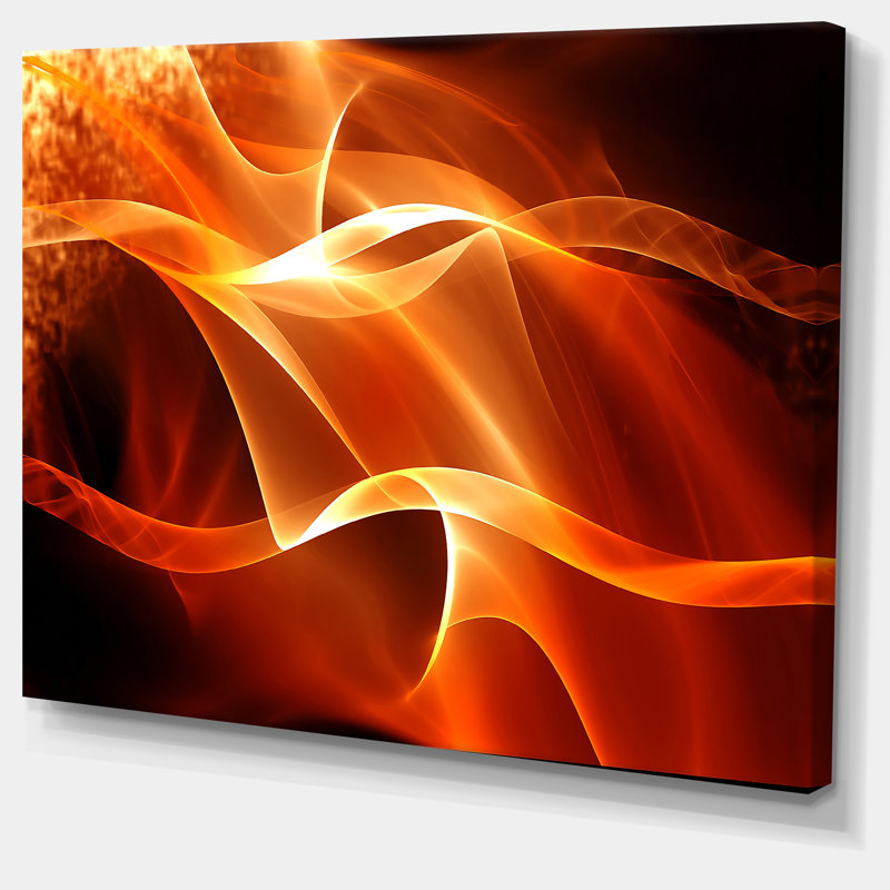 «3D Abstract Fractal Waves», impression sur toile tendue, H 8 po x l 12 po x p 1 po