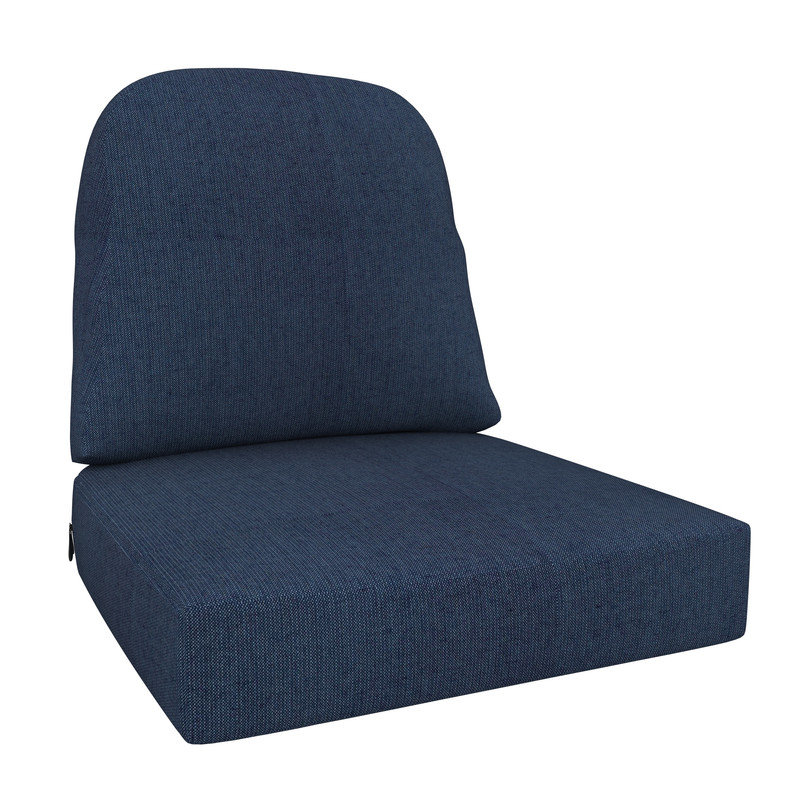 Sunbrella Outdoor Cushion Seat/Back, Replacement Cushion for Outdoor Furniture, Spectrum Indigo