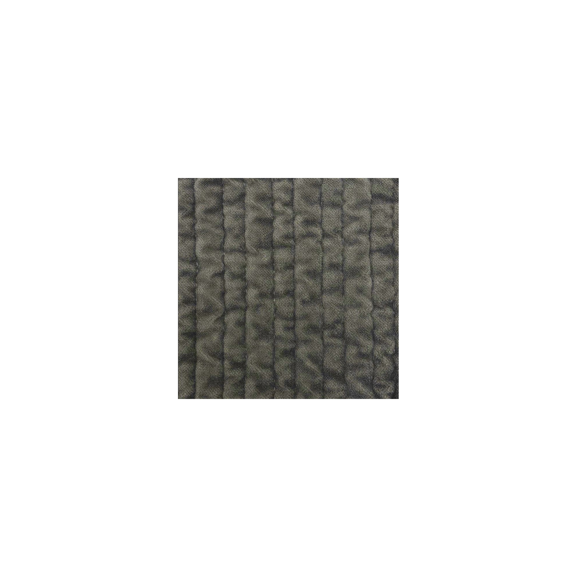 Kobie Stonewashed Cotton Quilted Modern Rustic 1 Piece Pillow Sham, Gray, Euro