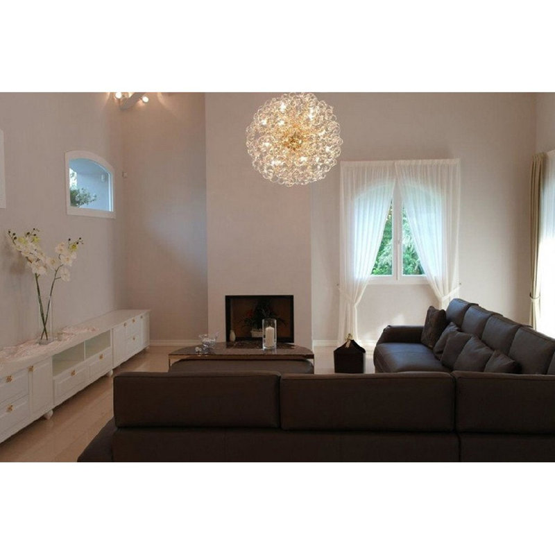 Astro 8 - Light Chandelier, Clear