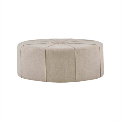 48" Ottoman,Polyester Fabric Large Cocktail Ottoman