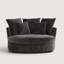 Fauteuil demi-tonneau avec coussin 54,5 po-1287517586