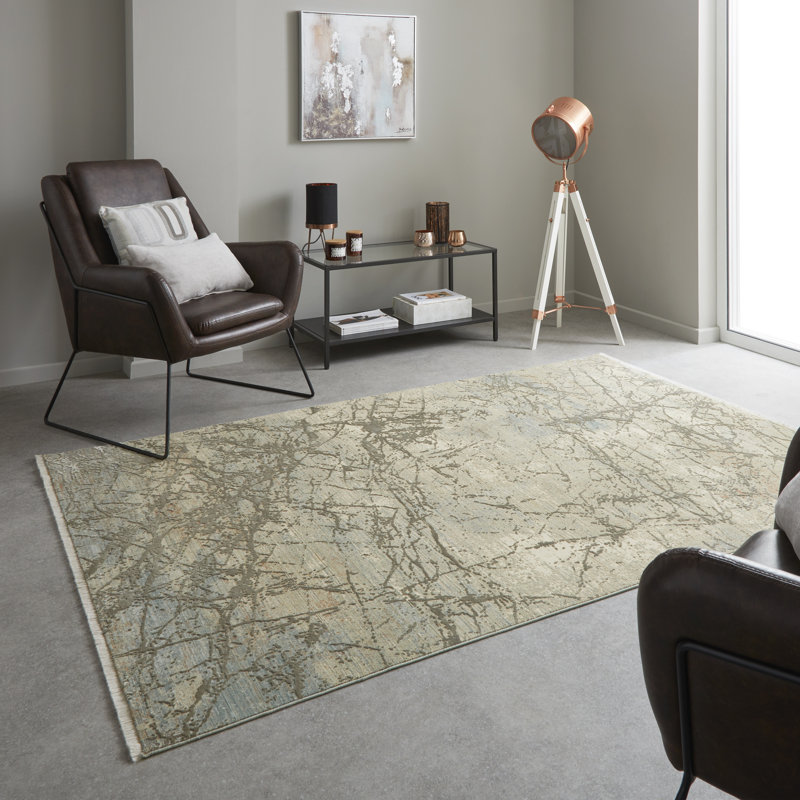 Alphe Abstract Area Rug, Rectangle 60 x 90cm