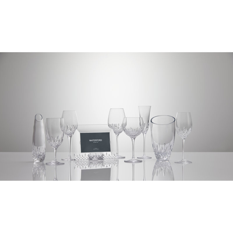 Lismore Essence Angled Vase, 9" H x 3.5" D