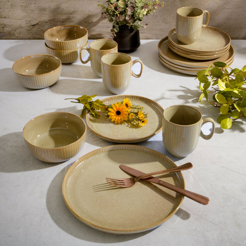 Blaise 16 Piece Dinnerware Set, Service for 4