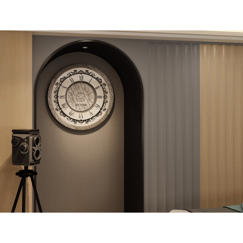 Falkville Wood Wall Clock