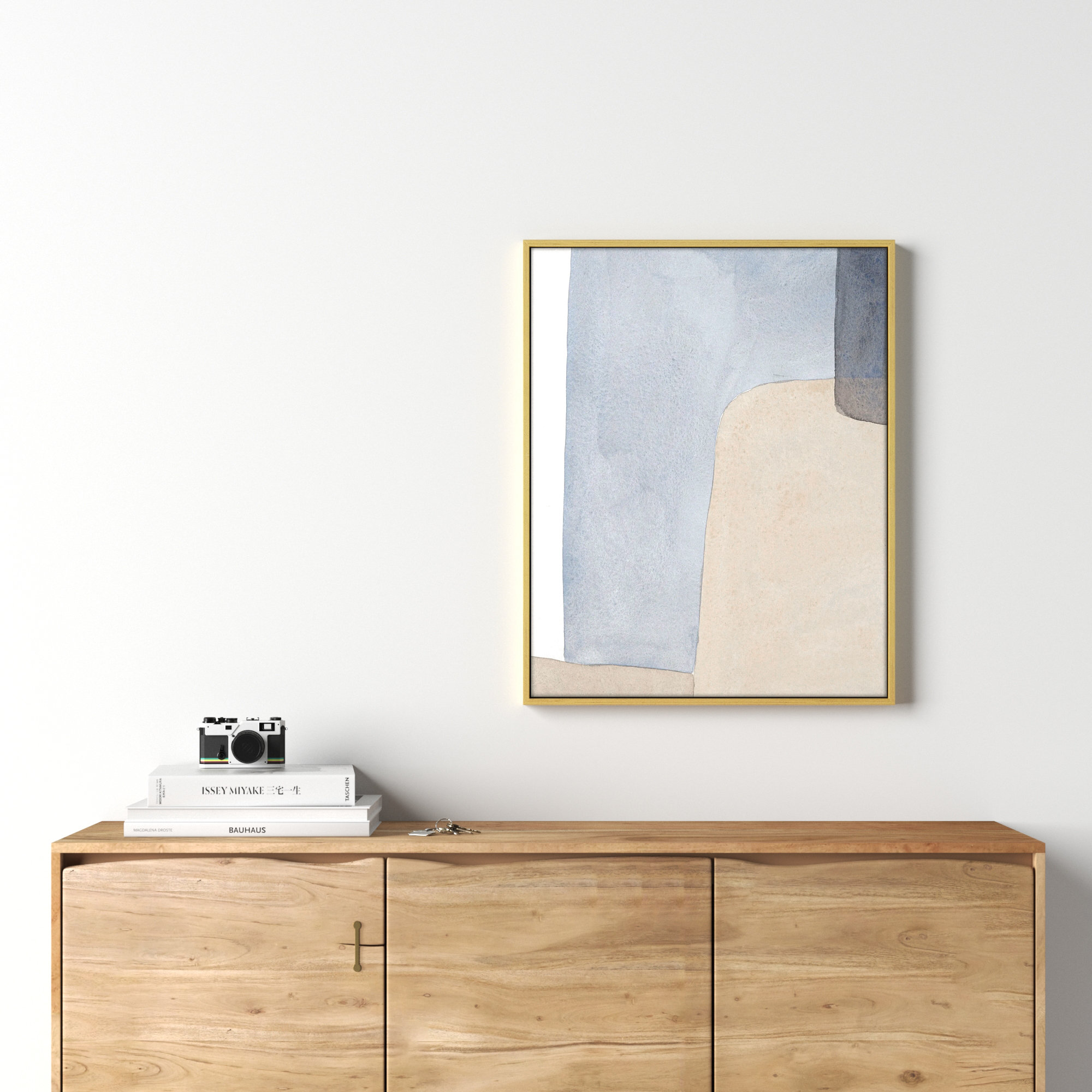 Dreamy Hues by Julia Balfour, Gold Framed Canvas, 30" H x 24" W x 1.4" D