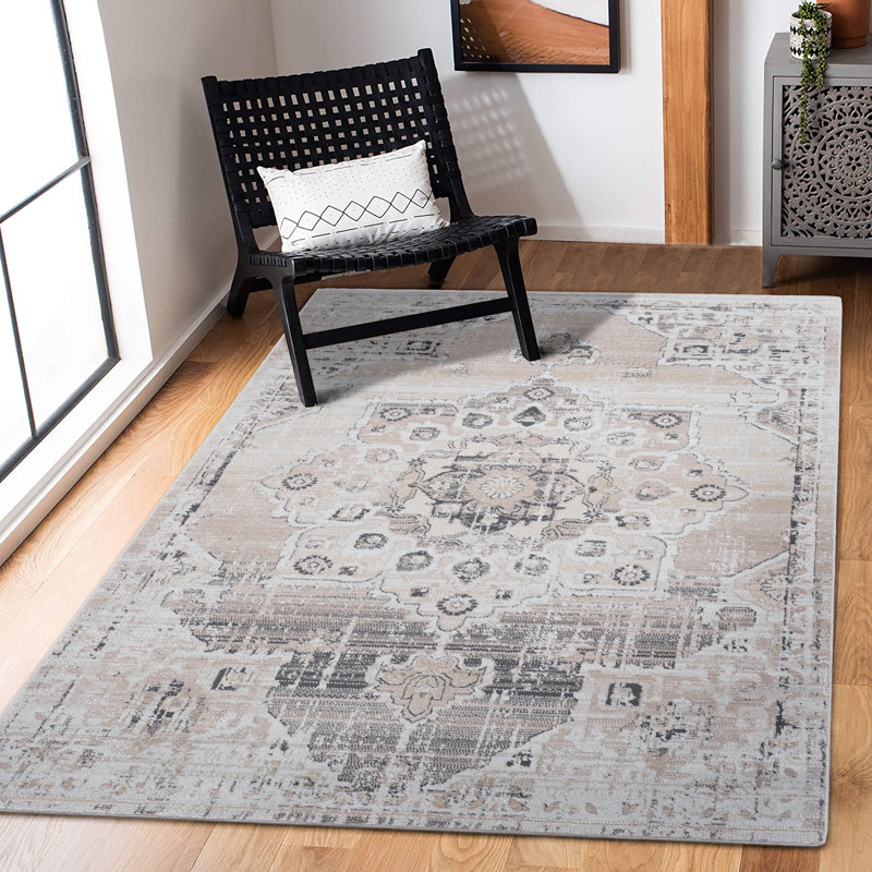 Tapis tissé à la machine Naar Payas, Rectangle 7 pi 9 po x 10 pi