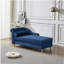 Chaise longue moderne avec revêtement en velours-137203307